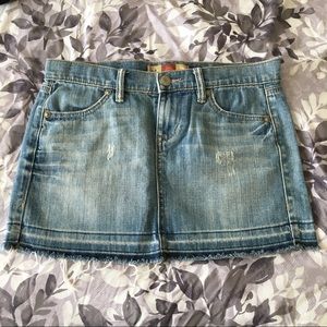 Old Navy Ultra Low Rise Denim Skirt, Size 4